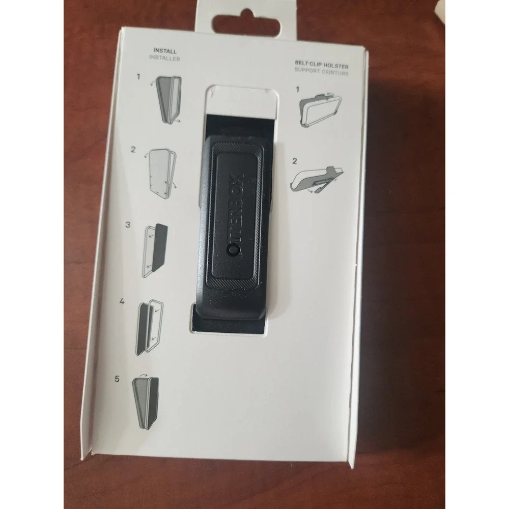 New OtterBox Defender Series iPhone 13 Pro Case Black Rugged Cover with Holster